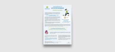 Infographie illustrant les bénéfices de l’activité physique pendant le sevrage tabagique : réduction du craving, amélioration du bien-être psychologique, limitation de la prise de poids et maintien de l’abstinence.