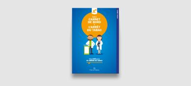 Carnet patient de suivi du sevrage tabagique comprenant des outils de motivation, un journal de consommation, des exercices de prévention des rechutes et un suivi des bénéfices observés après l’arrêt.