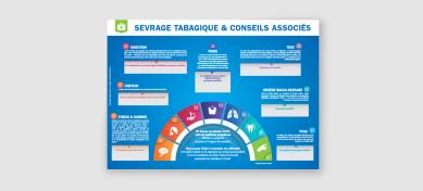 Principaux symptômes du sevrage tabagique et conseils d'accompagnement destinés aux professionnels de santé.