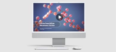 ELUDRIL Vidéo Chlorhexidine mockup vidéo
