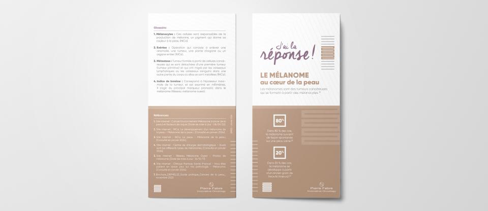 PFO_MELANOME_Brochure JLR Au Coeur Du Mélanome