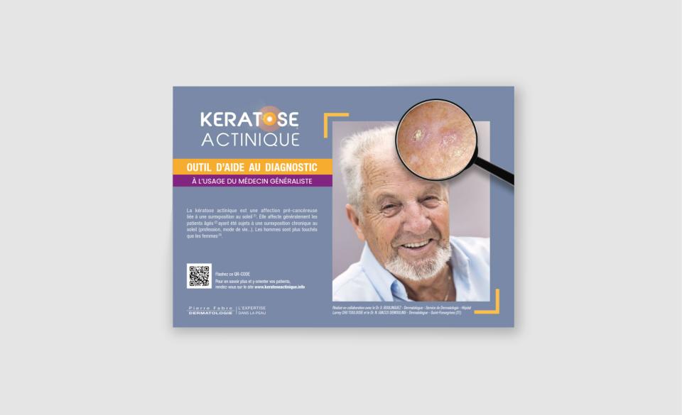 Kératose actinique : aide diagnostic et repérage en MG
